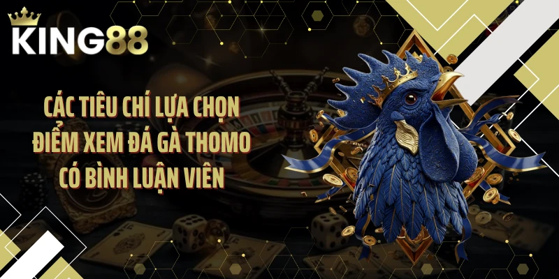 Các tiêu chí lựa chọn điểm xem đá gà Thomo có bình luận viên