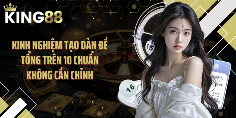 Kinh nghiệm tạo dàn đề tổng trên 10 chuẩn không cần chỉnh