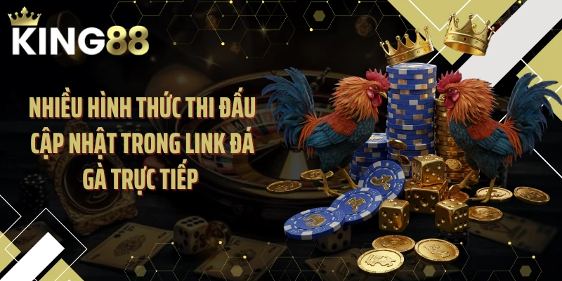 Nhiều hình thức thi đấu cập nhật trong link đá gà trực tiếp
